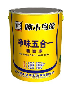 啄木鸟净味五合一墙面漆