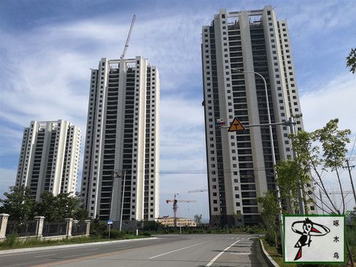 大蒲河新城家园外墙工程竣工在即