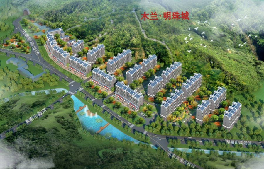 啄木鸟漆助力祖山小镇—木兰明珠城璀璨绽放